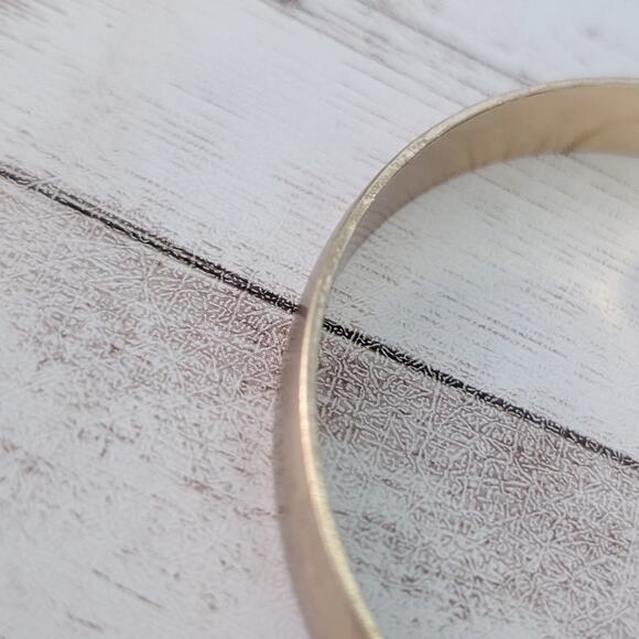 Vintage Bracelet Mirrored Gold Tone 8.25" - Fair Condition - Picture 7 of 8